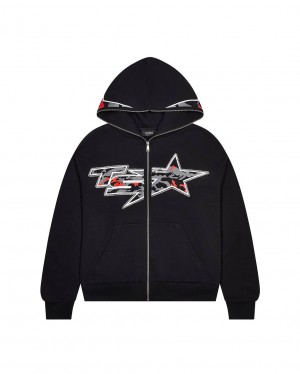 Trapstar TS Star Camo Hoodie Negras | TS-65342